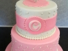 Christening cake for Claire